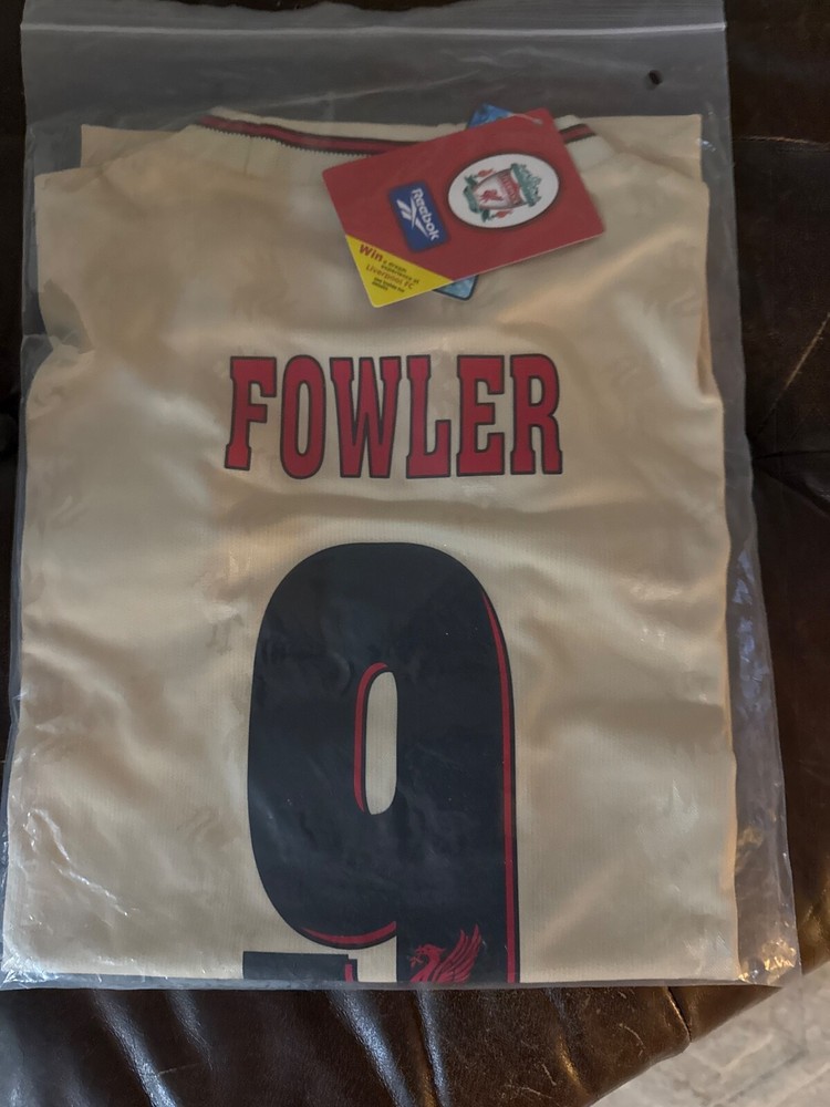 Liverpool FC Robbie Fowler Retro Jersey Men's L