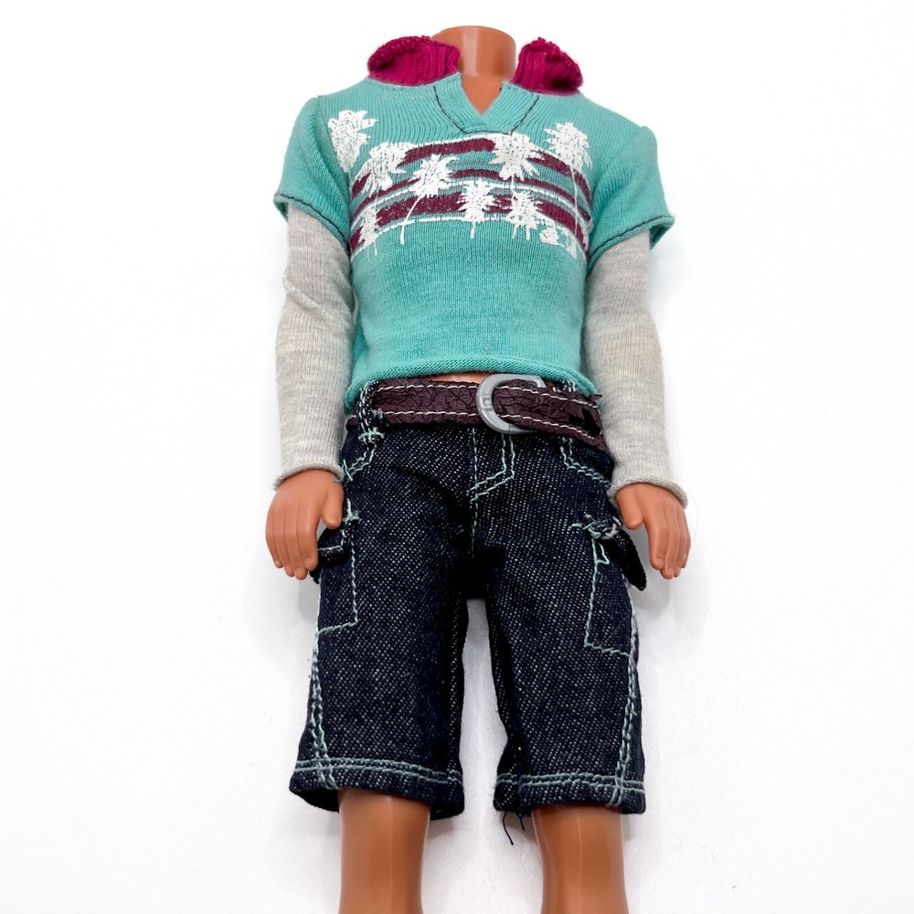 Camping Family Ken P6714 Doll Top Blouse Pants Jeans Shorts Lot (Read)