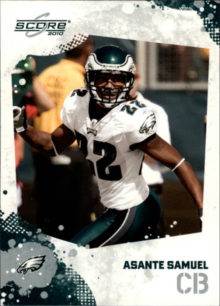 2010 Score Glossy Philadelphia Eagles Football Card #217 Asante Samuel