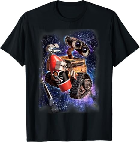 Disney Wall-E Fire Extinguisher Space T-Shirt Size S - 5XL Gift For Friends