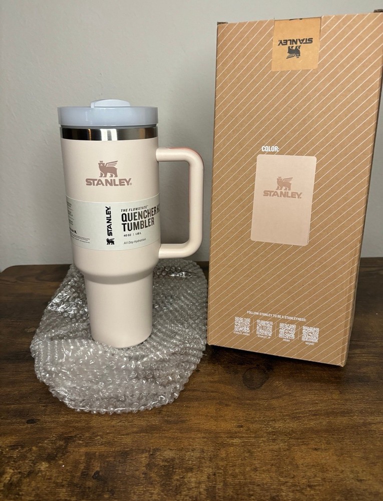 Stanley Quencher H2.0 Tumbler with Handle & Straw 40 oz - light Pink