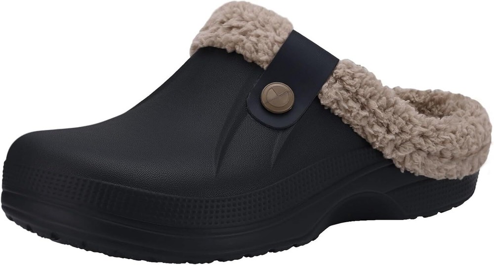 Bespoke Fur-Lined Waterproof Winter Clogs for Women - Cozy & Warm