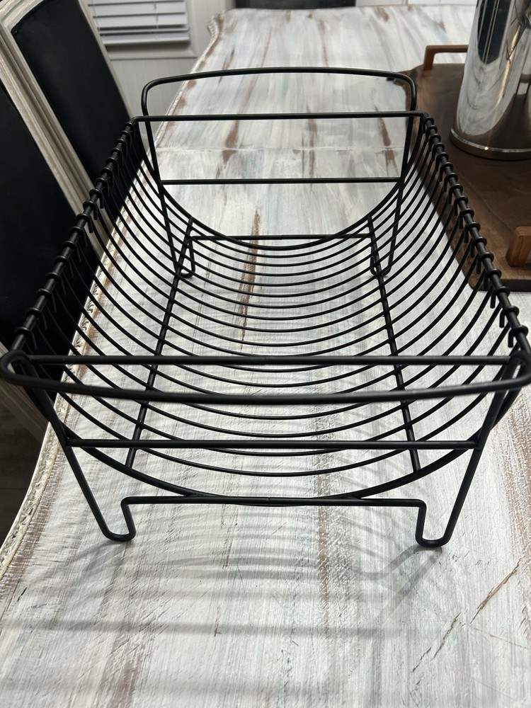Vintage Wrought Iron Drying  Dish Rack