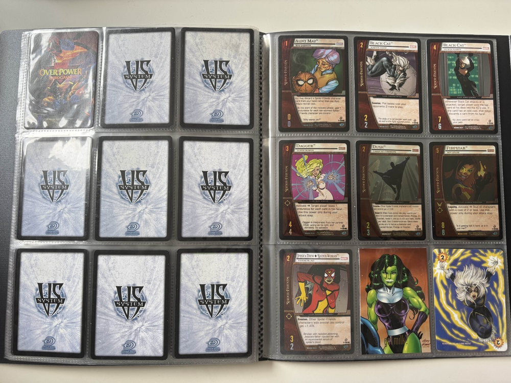 Vs System: Marvel vs DC Trading Cards Upper Deck Job Lot