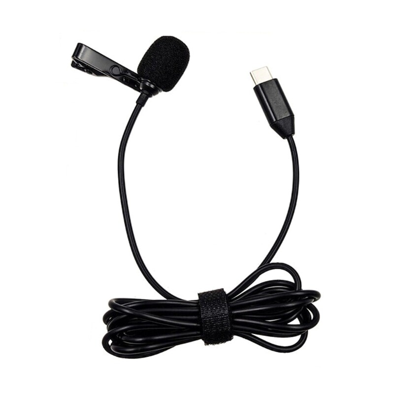 Lightweight Windproof Clip Mic for Action Cameras