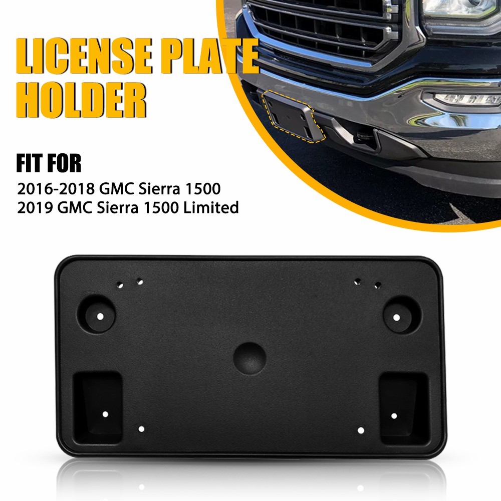 New License Plate Bracket Front for 2016-2018 GMC Sierra 1500 23354525 GM1068173