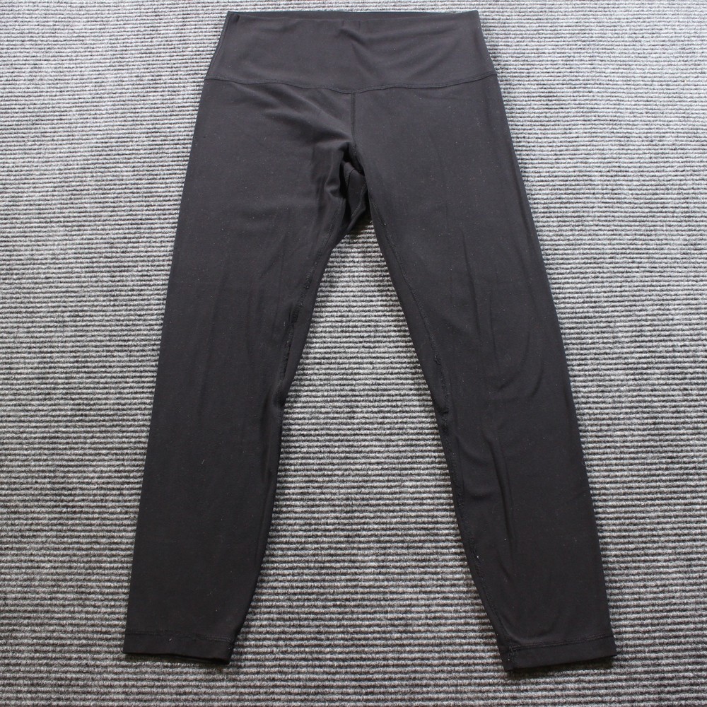 Lululemon Leggings Women's 10 Black High Rise 7/8 Length Yoga