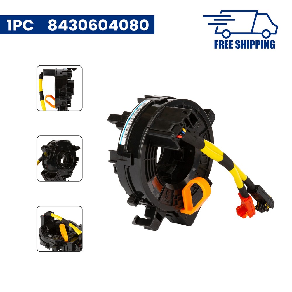 Toyota Highlander Tacoma Corolla 84306-04080 Spiral Cable Clock Spring Replacement