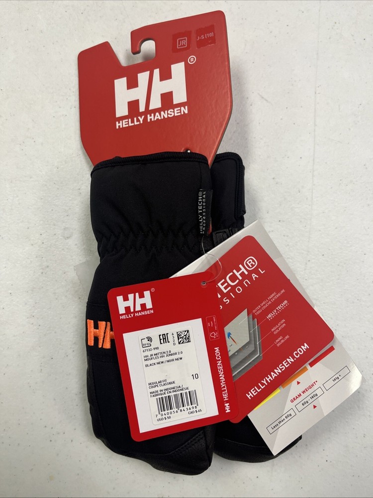 NEW- Helly-Hansen child Mitten 2.0- Youth 10