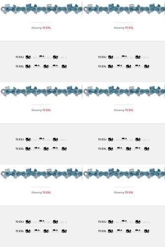 6 Pack Oregon 72EXJ105G PowerCut™ Saw Chain 32