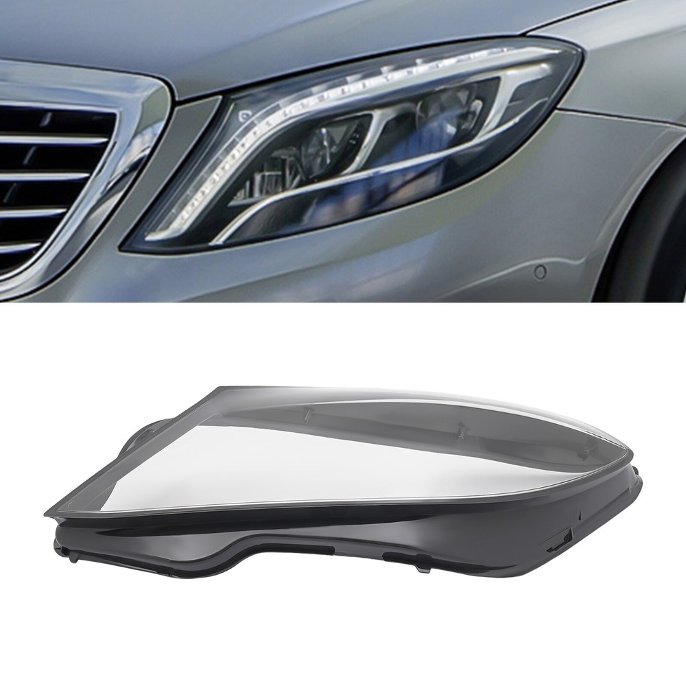 2014-2017 Mercedes W222 S-Class Left Driver Side Headlight Lens Cover