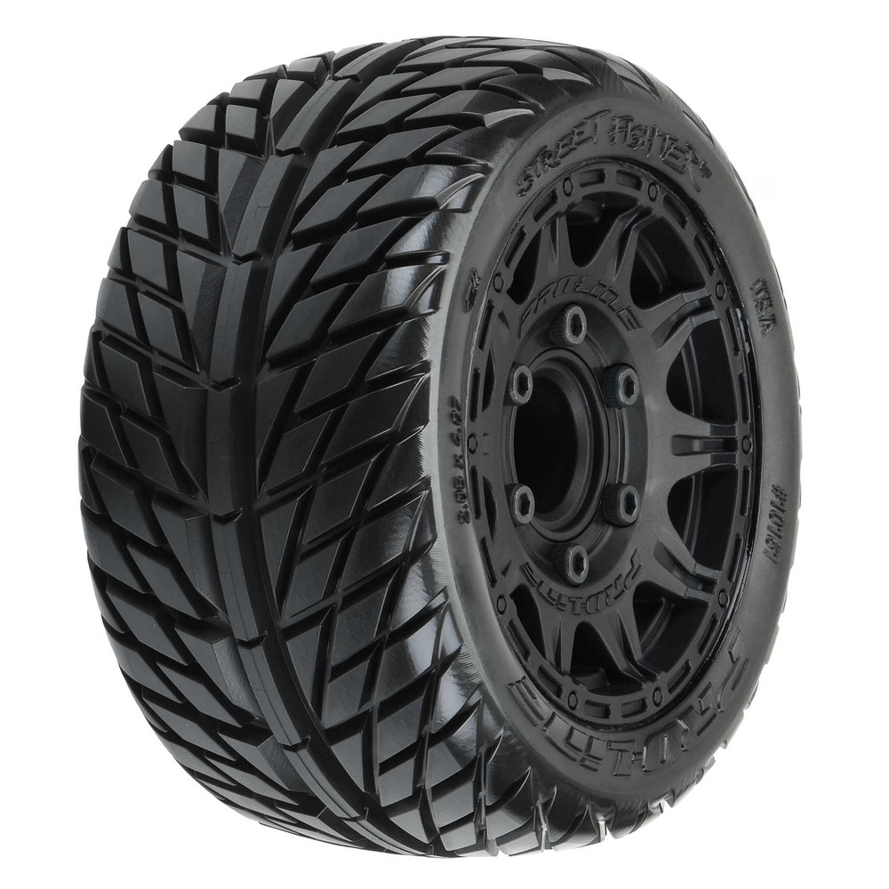 Street Fighter LP 2.8 MTD Raid Black 6x30 F/R PRO1016110 RC Tire