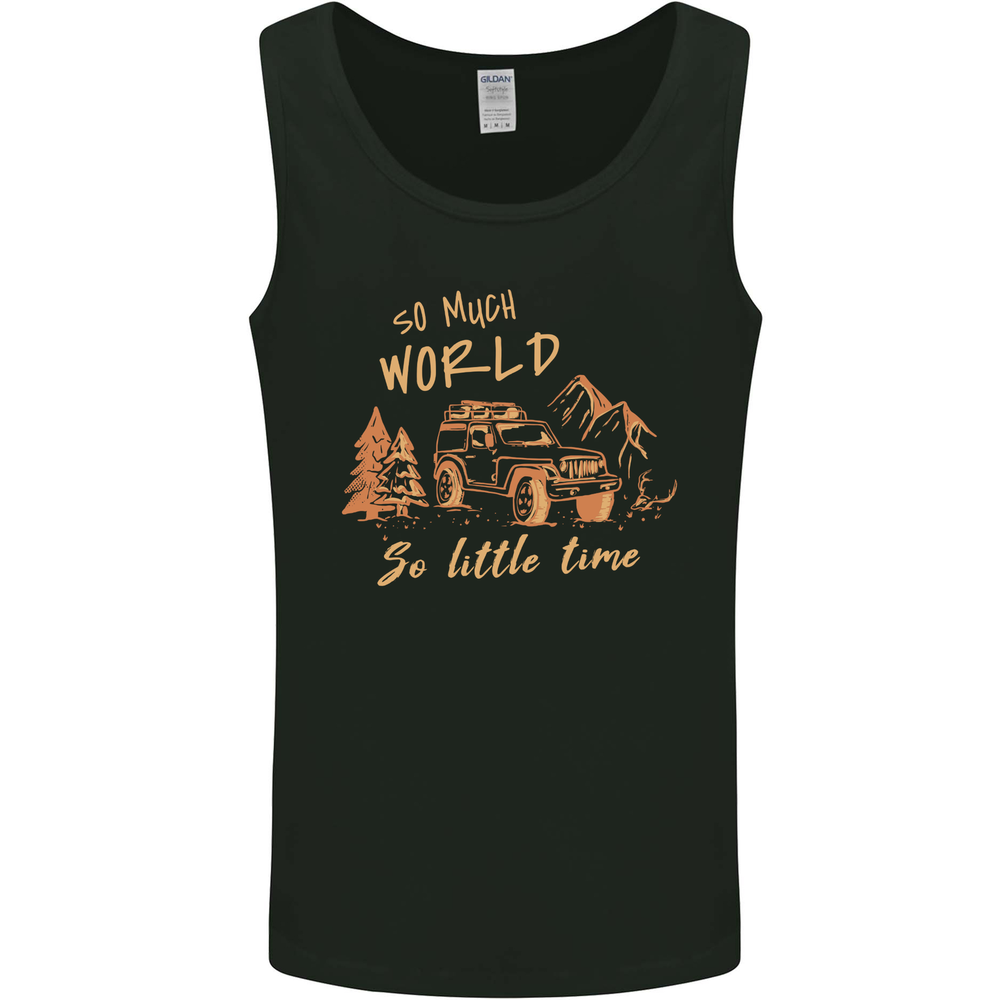 4X4 Off-roading Mountains Off Roading Mens Vest Tank Top