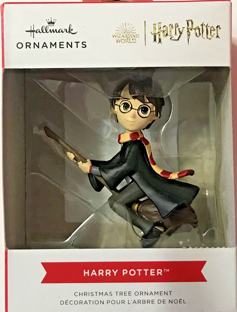 Hallmark Christmas Tree Ornament Harry Potter Flying on Broom