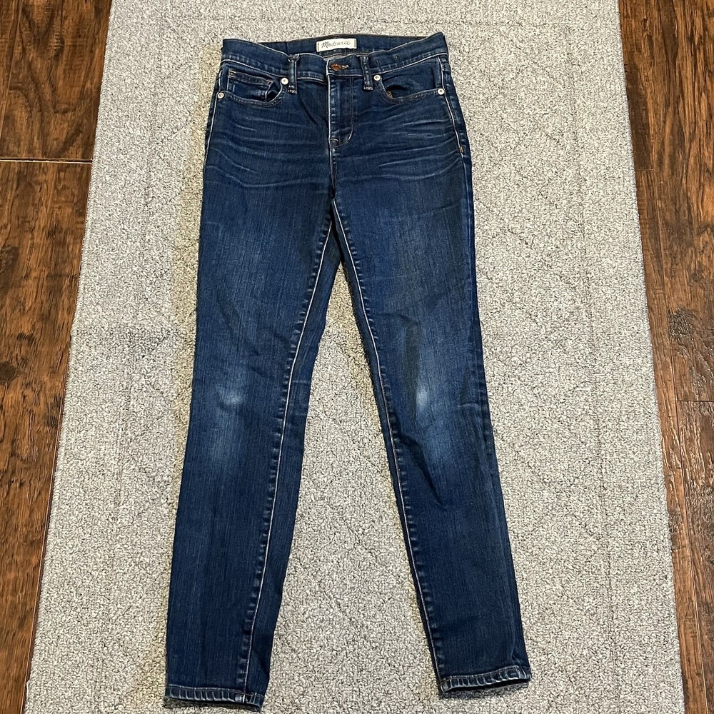 Madewell Womens Size 26 Blue High Rise Skinny Stretch Jeans