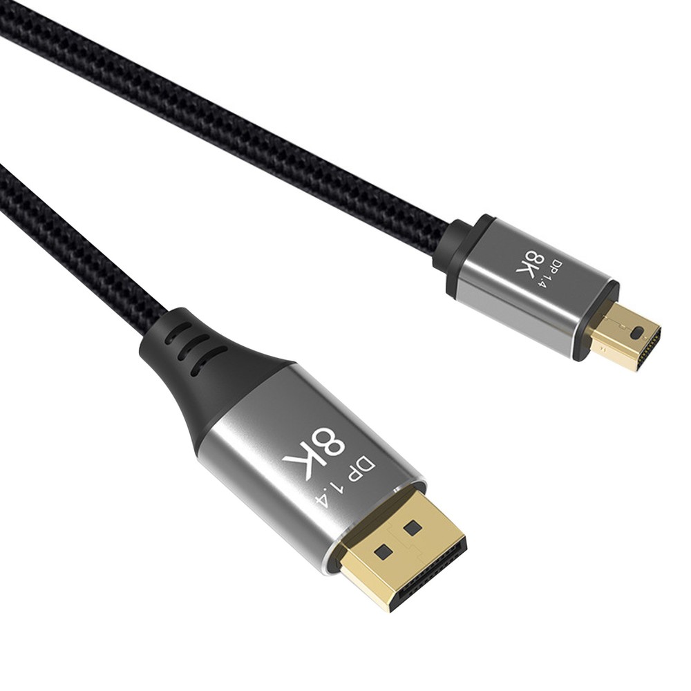 1m Mini DP to DP Cable 8K@60Hz 4K@144Hz DisplayPort 1.4 Laptop Adapter Cord