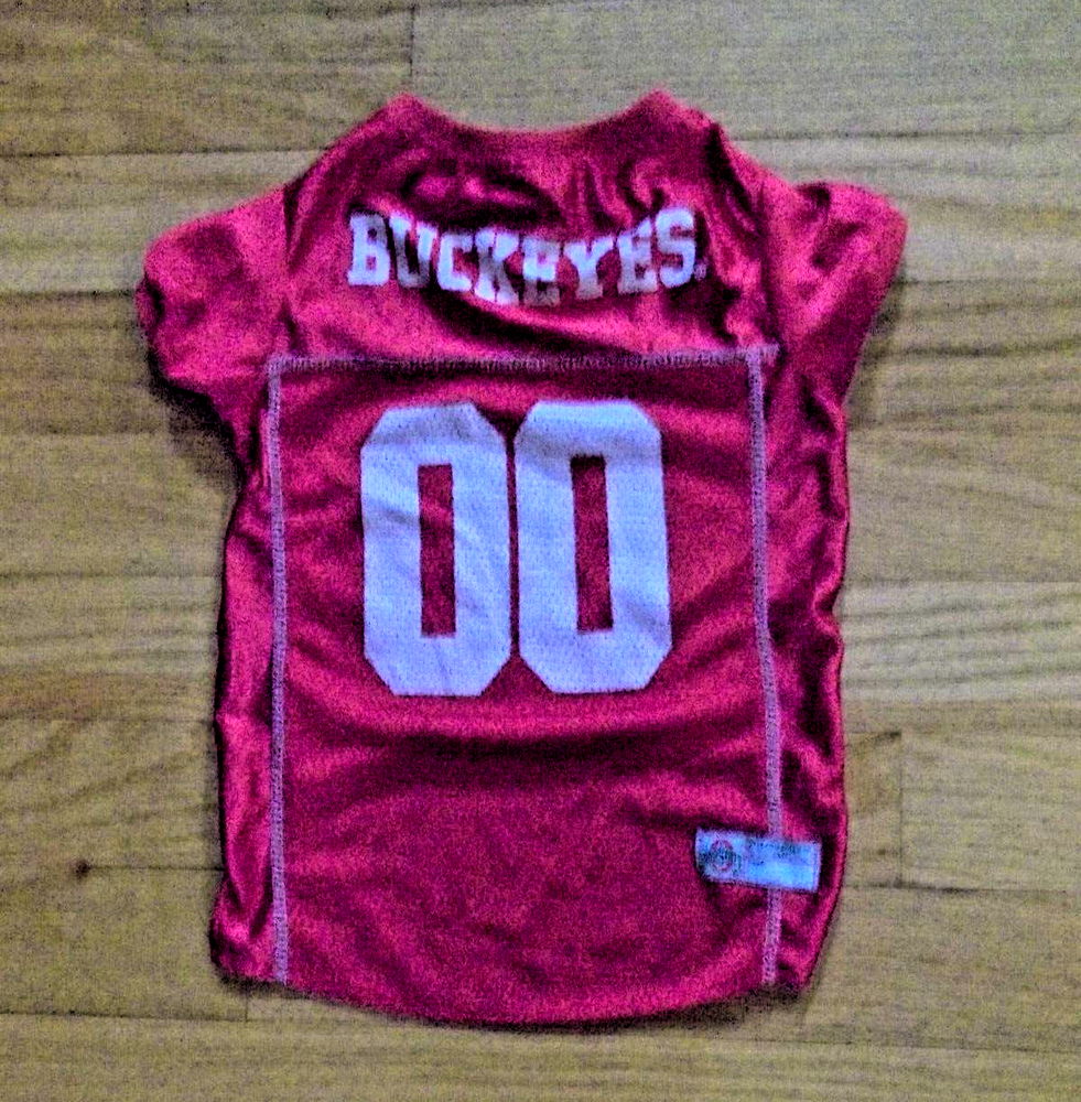 Ohio State Buckeyes Dog Jersey #00 SIZE LARGE***EUC***