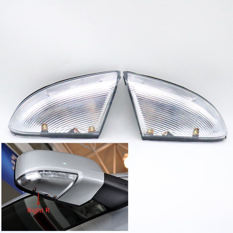 1 Pair Side Mirror Turn Signal Puddle Light Lamp for Dodge Ram 1500 2500 2009-13