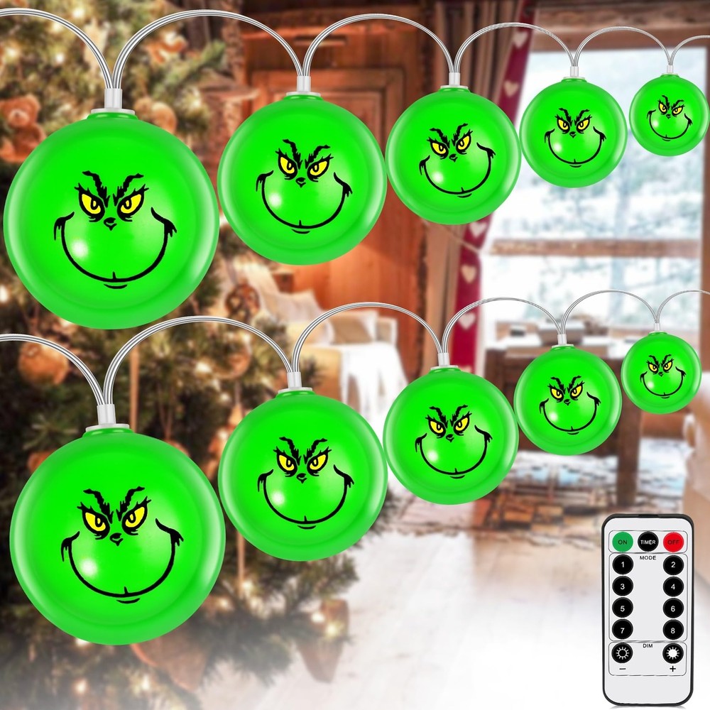 Christmas Lights, Remote Controllable 20 LED 125in Battery Powered Christmas ...