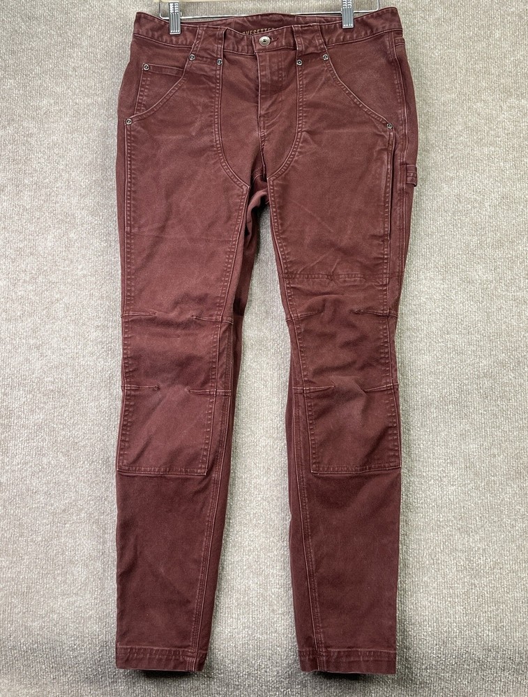 Duluth Trading Fortiflex Fire Hose Skinny Leg Pant Womens 10 Clay Curvesetter
