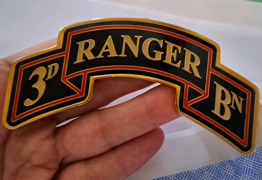 75th Ranger Regiment 3rd Battalion Commander CSM Challenge Coin