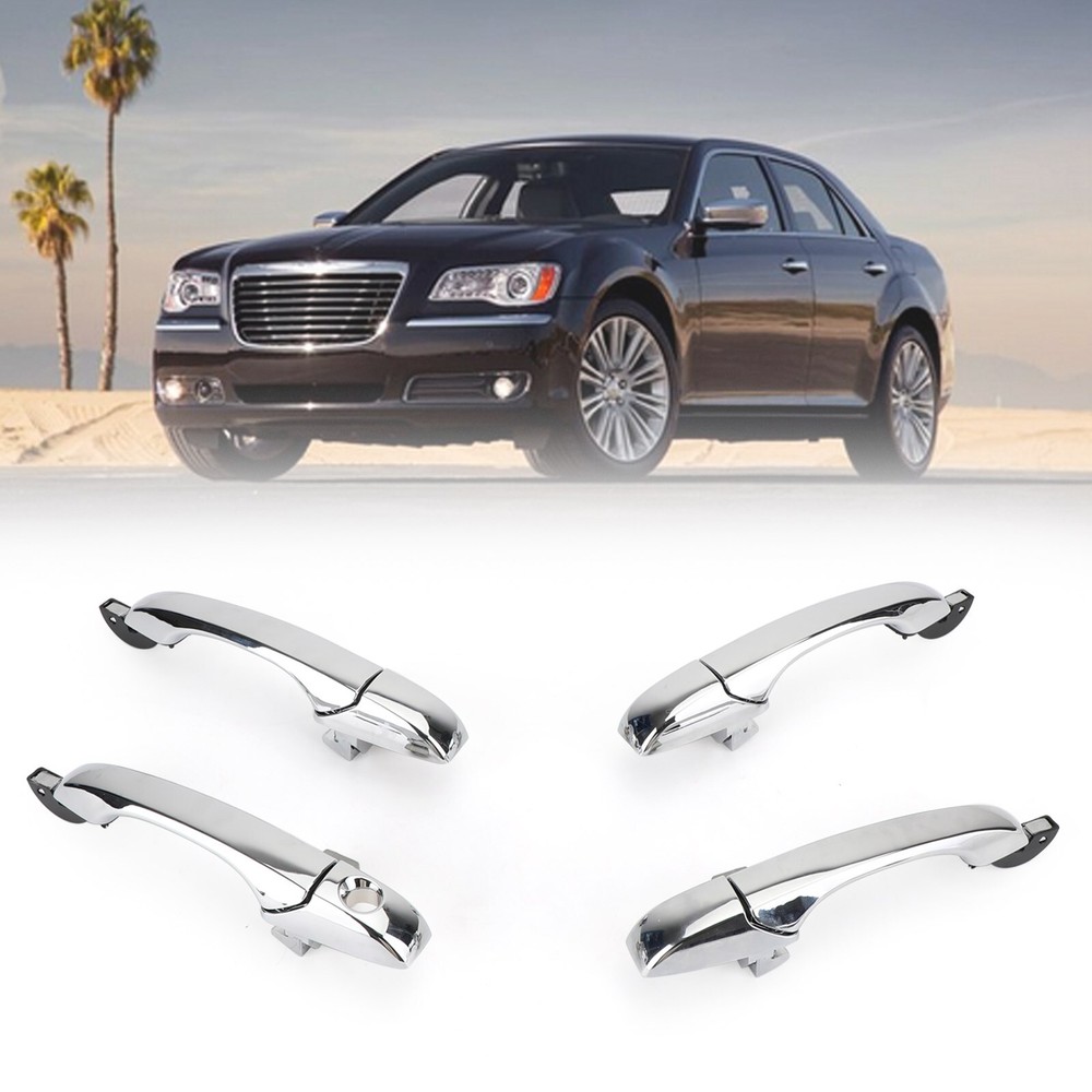 NEW Set of 4 Door Handles Chrome For Chrysler 300 & 300C 2005-2010 4589009AH USA