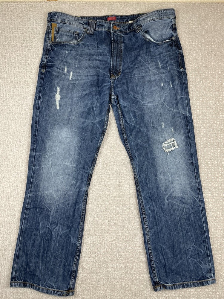 Vintage Sean John Relaxed Fit Distressed Jeans 40x32 Hip Hop Baggy Style