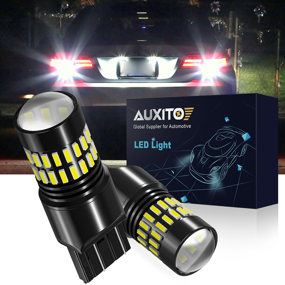 48-SMD 7443 7440 Backup LED Reverse Parking Brake Turn Signal Light 6000K 2400LM