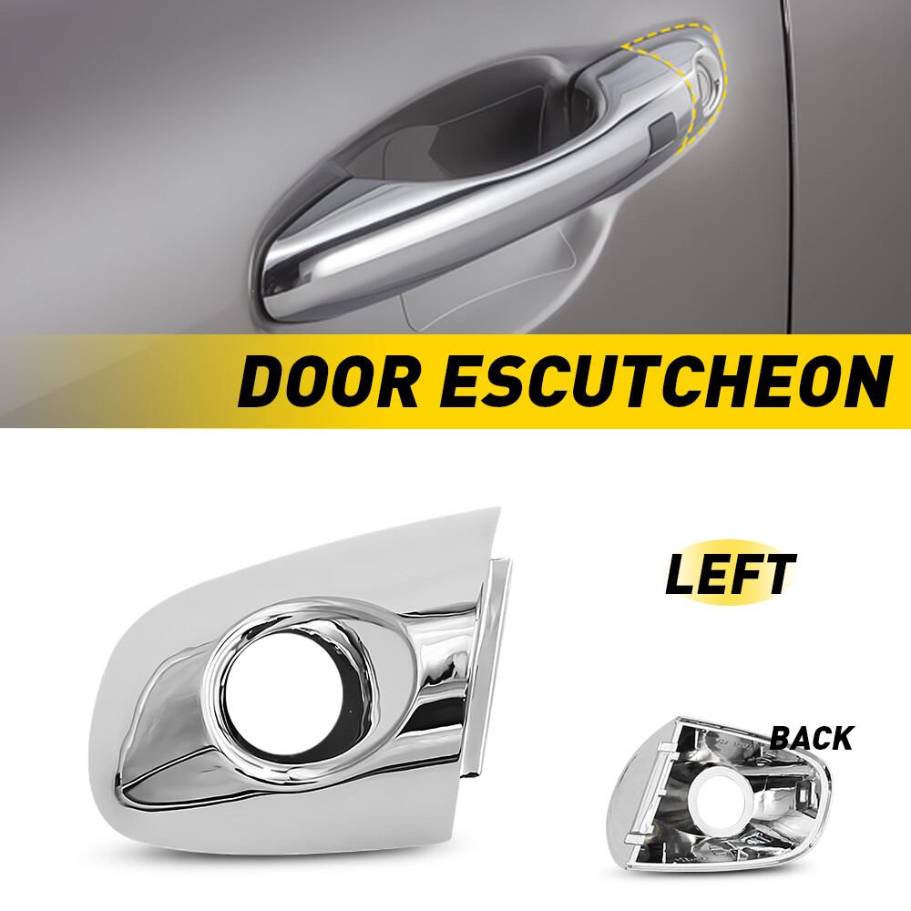 Front Left Door Handle Key Cap Cover 82652C5010 Chrome For 2016-2020 Kia Sorento