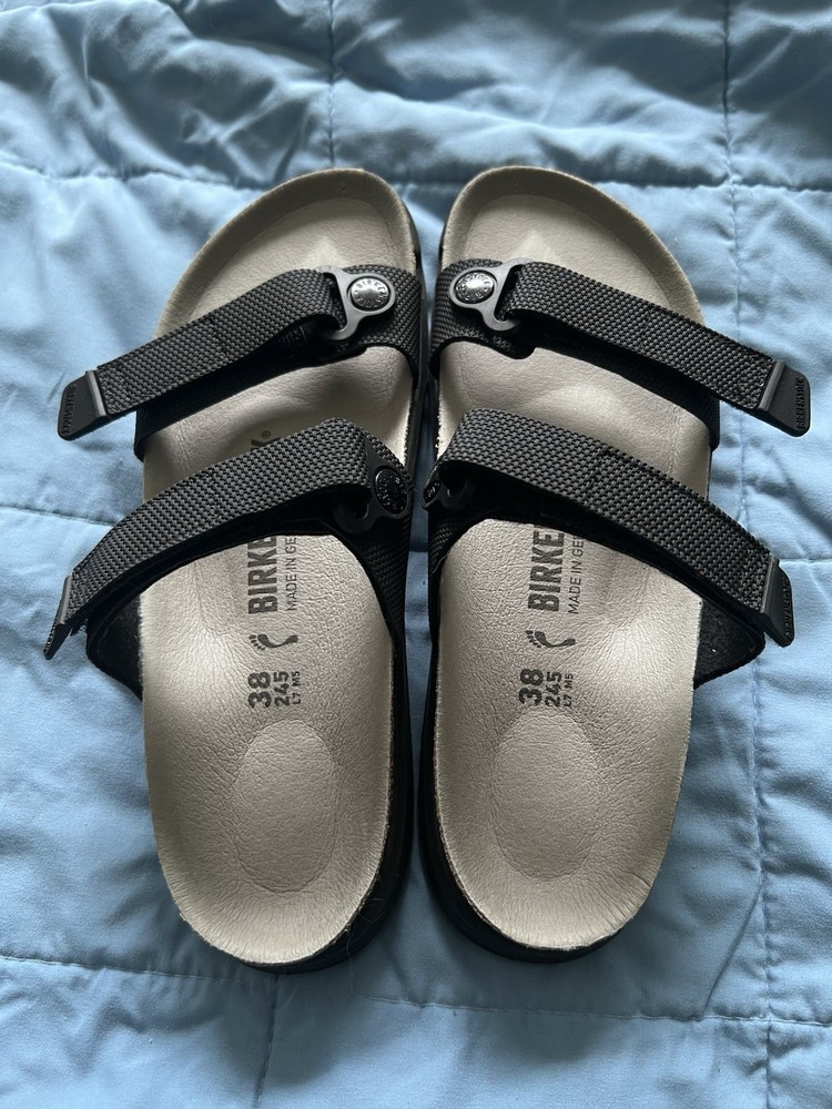 Birkenstock Sahara CC Narrow Birko-Flor Sandal Size 38 Worn Once