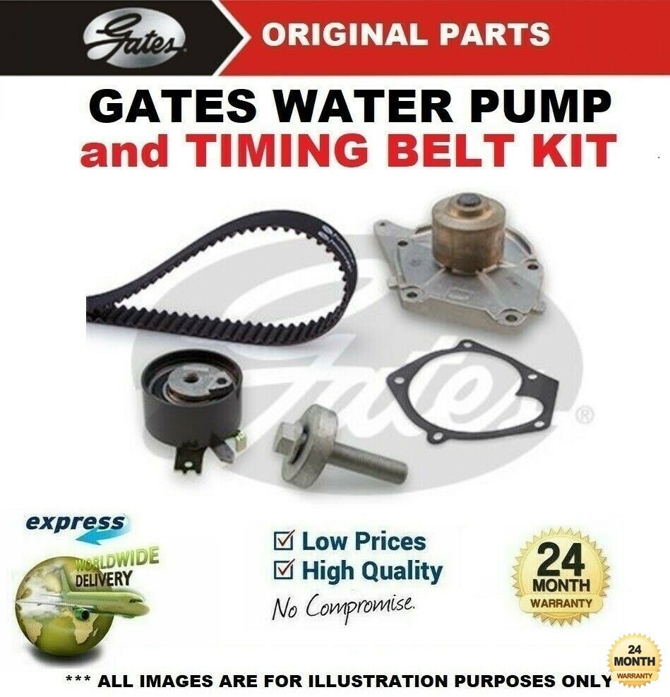 GATES WATER PUMP & TIMING BELT KIT for NISSAN KUBISTAR Box 1.5dCi 70 2006-2010