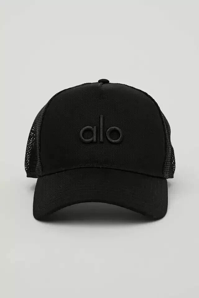 ALO YOGA District Trucker Hat Cap Baseball Cap SnapBack Mesh Adjustable Unisex