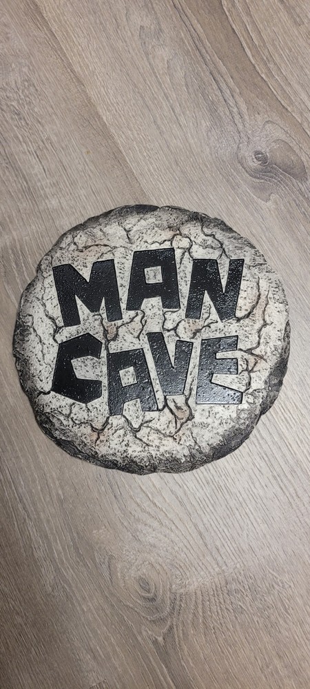Spoontiques Man Cave Stepping Stone Wall Decor