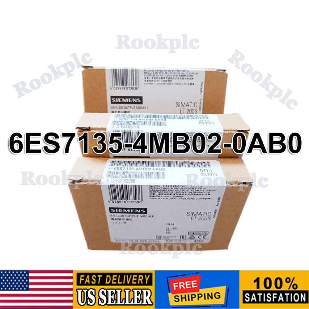 New Siemens Electronics module for ET200S 6ES7135-4MB02-0AB0 6ES7 135-4MB02-0AB0