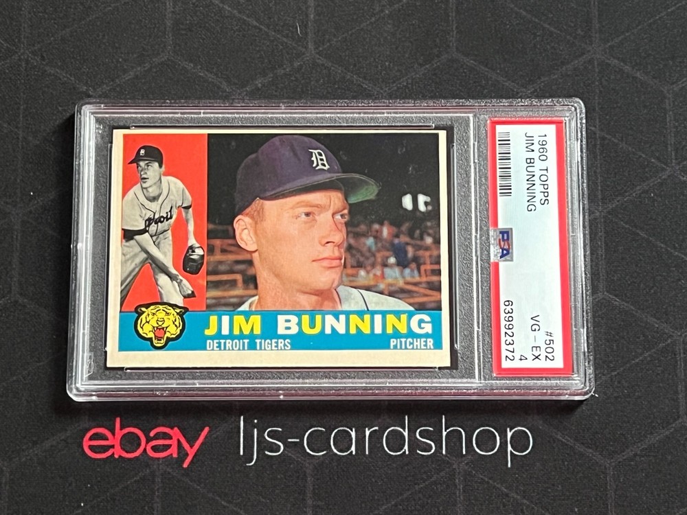 1960 Topps Jim Bunning #502 Vintage Baseball Card