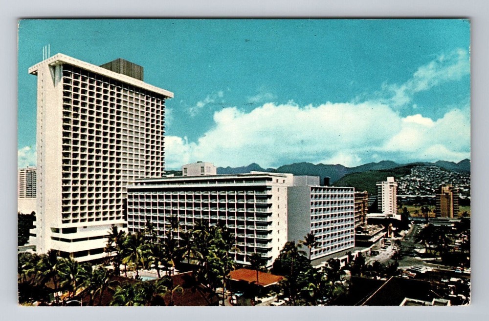 Waikiki HI-Hawaii, Princess Kaiulani Hotel Advertising, Vintage c1973 Postcard
