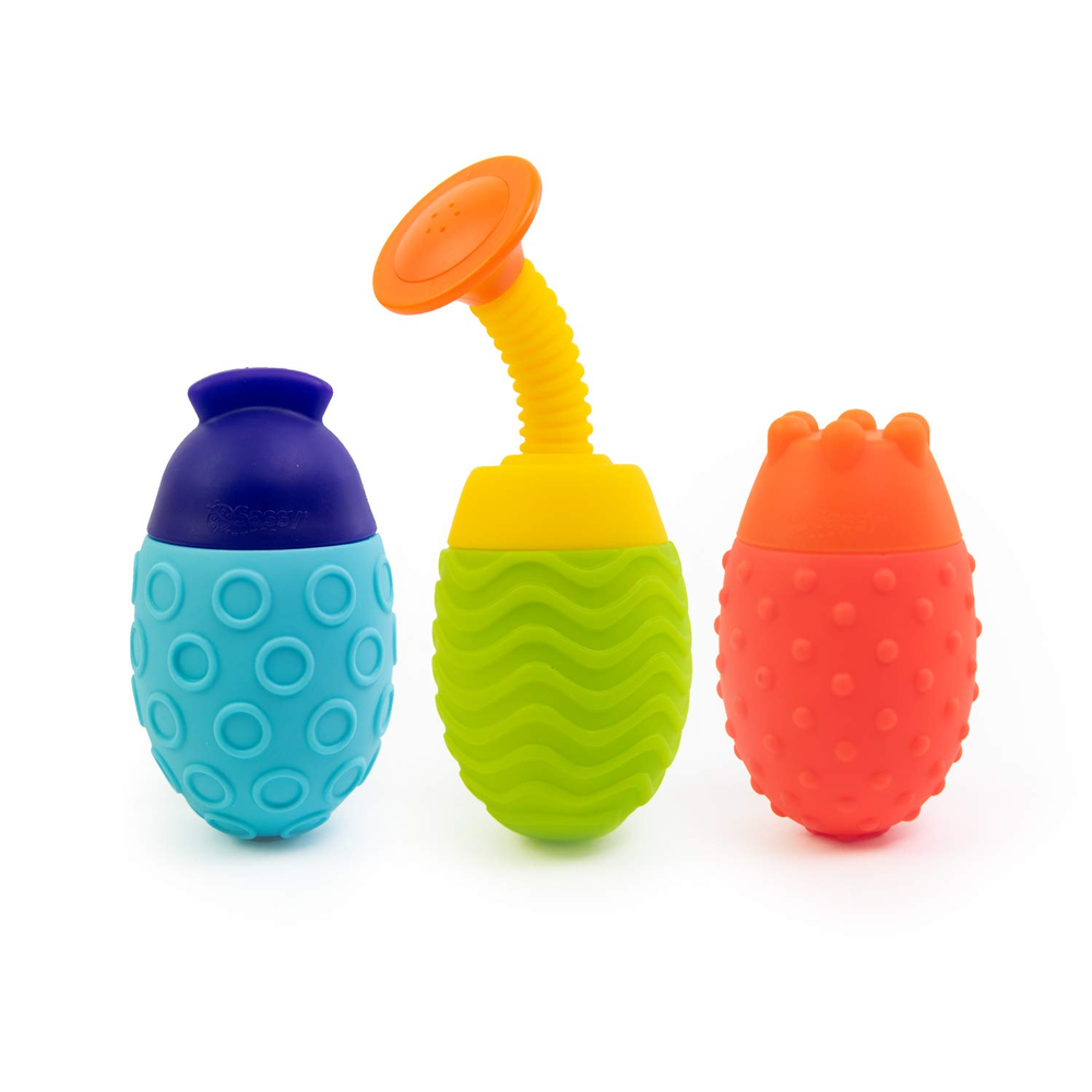 Easy Squeezies Bath Toys 3Piece Set That Encourage Stem Learning