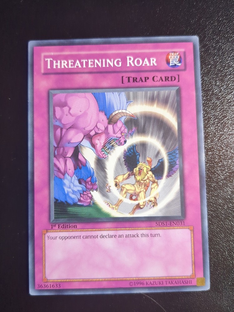 Threatening Roar 5DS1-EN031 5d's 2008 Starter Deck 1st Edition