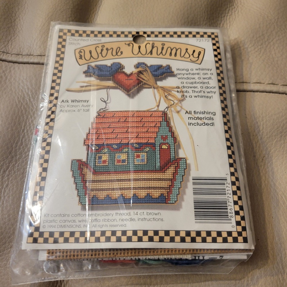 Wire Whimsy Counted Cross Stitch Kit #72172 ARK WHIMSY  6