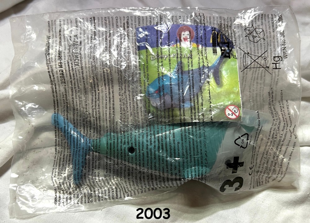 Bruce Shark Finding Nemo Disney Pixar McDonalds 2003 Toy NIOP