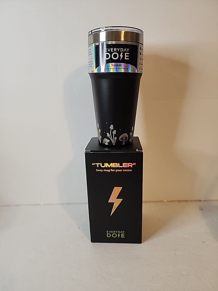 Everyday Dose Tumbler 16oz Fancy Barista Coffee Container NIB