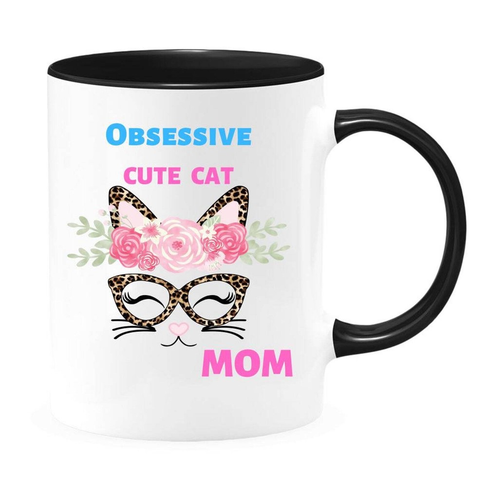 Cute Cat Mom Mug Pet Owner Coffee Mug Cat Lady Gift Humorous Cat Mamma