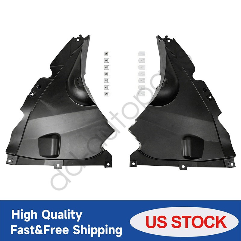 2pcs Front Left+Right Lower Fender Liner Extension for BMW F32 F33 F36 420i 428i