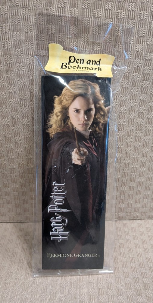 Harry Potter Hermione Wand Pen and Bookmark Set by The Noble Collection
