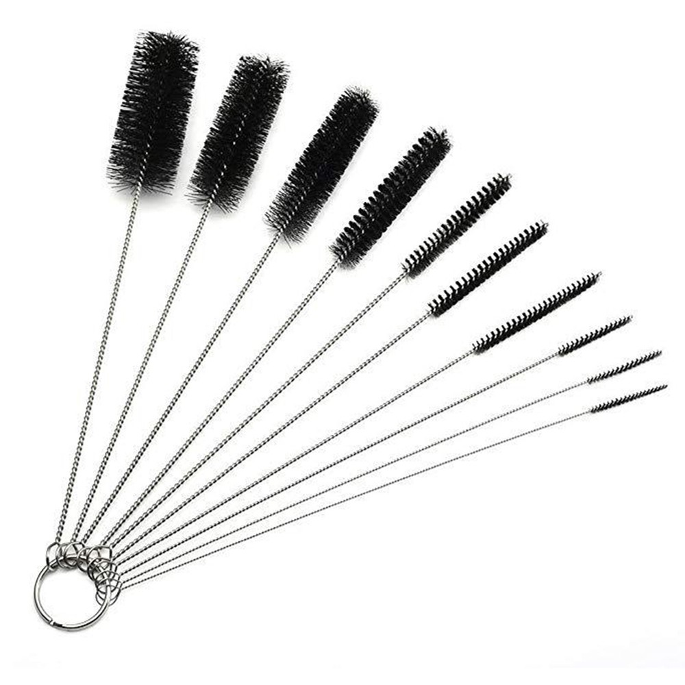 10Pack Lab Brush For Pipe Cleaner/Test Tube/Glassware/Bottle/Tubing Fluva