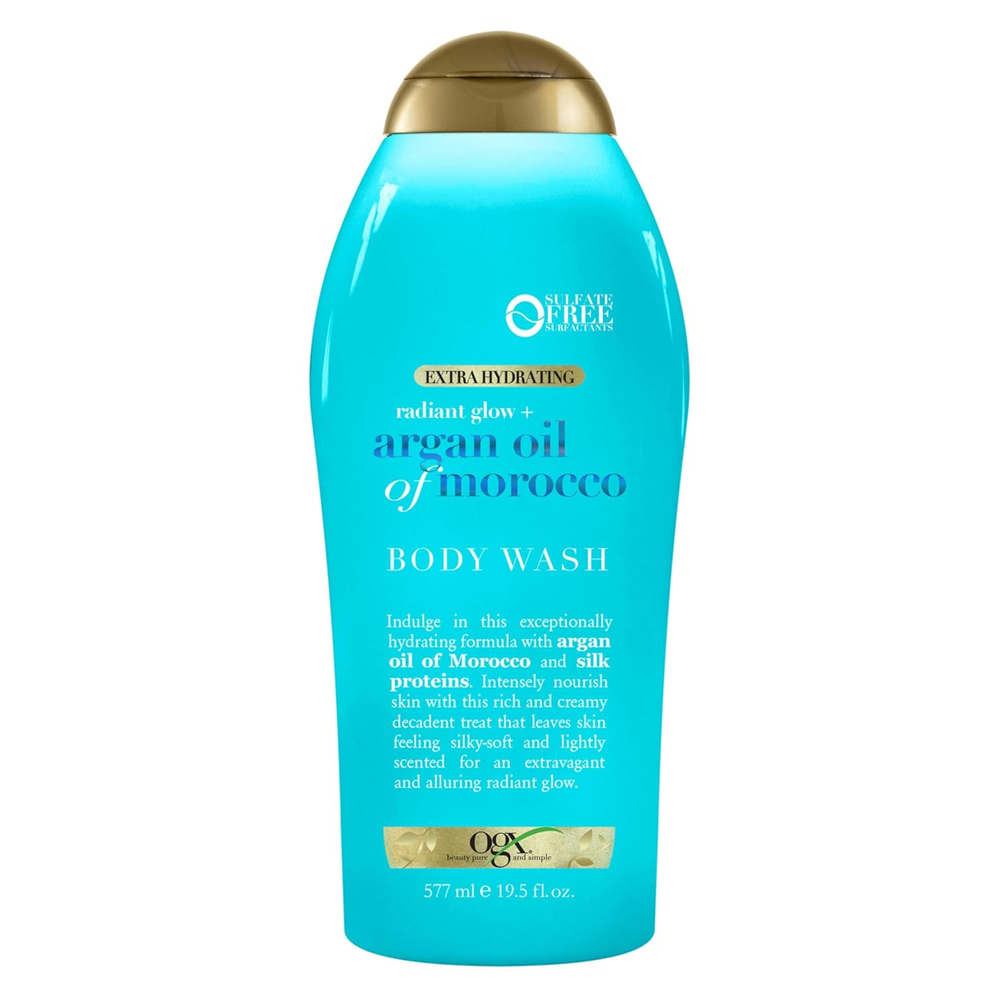 Radiant Glow + Argan Oil of Morocco Extra Hydrating Body Wash for Dry Skin