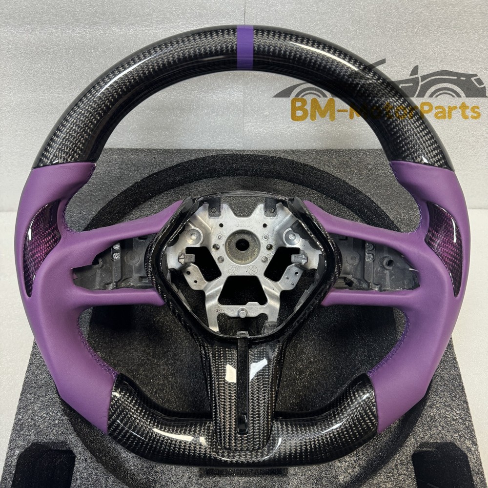 Carbon Fiber Steering Wheel Fit Infiniti Q50 QX50 QX55 Q60 2018-2014 with Trim