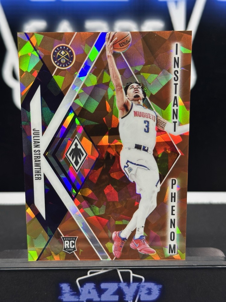23-24 Phoenix Julian Strawther Orange Cracked Ice Phenom /249 - Nuggets #6  