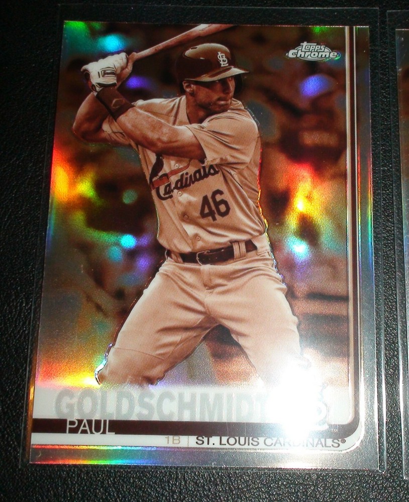 2019 Topps Chrome Sepia Refractor Paul Goldschmidt Cardinals Yankees #1