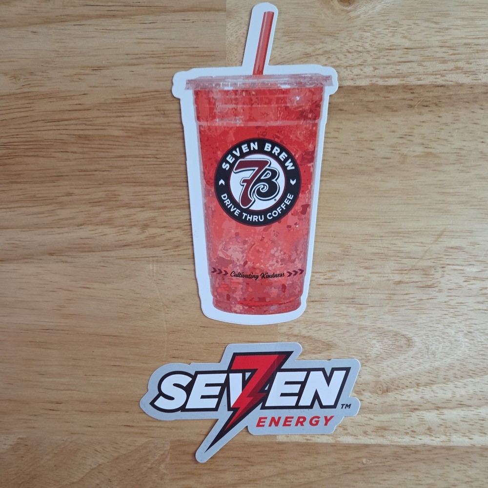 7 Brew ENERGY DRINK Stickers